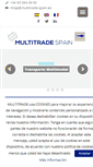 Mobile Screenshot of multitrade-spain.es